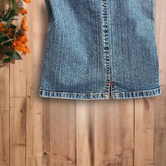 Vintage 80’s Wide Leg Crop Jeans High Waist Route 66 Sz 26 - Picture 5 of 11